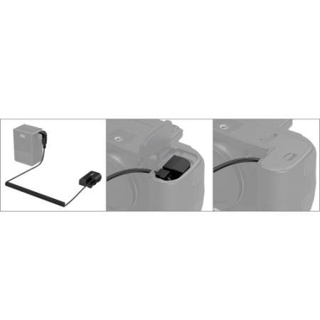 SmallRig 5410 DT-E6P - kabel D-Tap, adapter zasilania, zasilacz z akumulatorem Canon LP-E6P